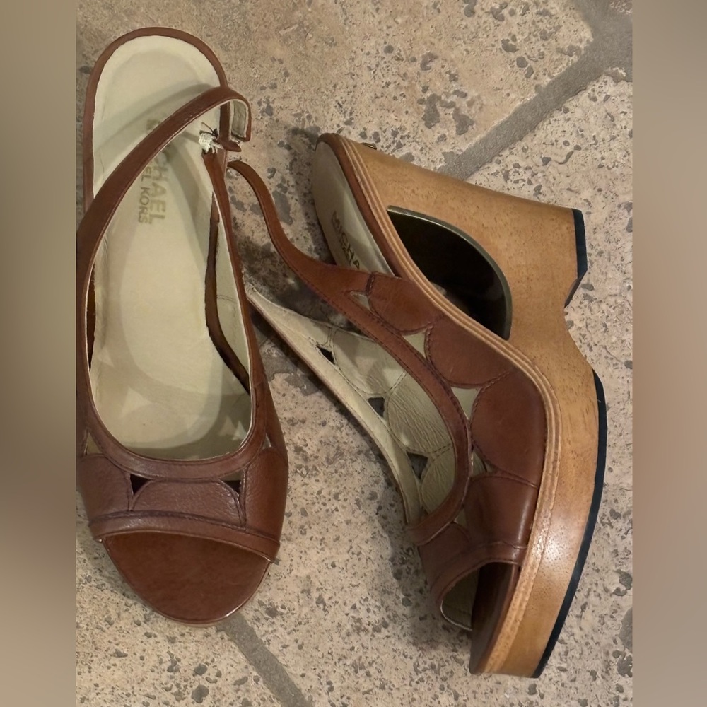 Michael Kors wedge sandal size 10 -new
